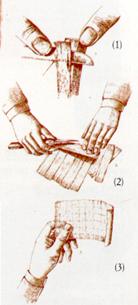 enrollado de papiro